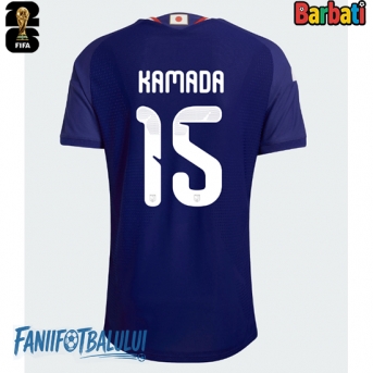 Japonia Daichi Kamada #15 Tricou Fotbal Replică Mondial 2026 Barbati Acasa